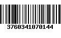 Código de Barras 3760341070144