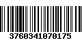 Código de Barras 3760341070175