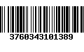 Código de Barras 3760343101389