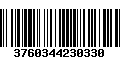 Código de Barras 3760344230330