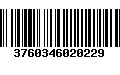 Código de Barras 3760346020229