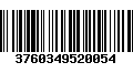 Código de Barras 3760349520054