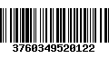 Código de Barras 3760349520122