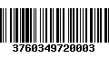 Código de Barras 3760349720003