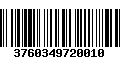 Código de Barras 3760349720010