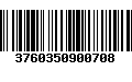 Código de Barras 3760350900708