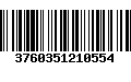 Código de Barras 3760351210554