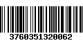 Código de Barras 3760351320062