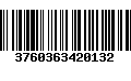 Código de Barras 3760363420132