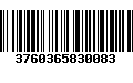 Código de Barras 3760365830083