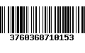 Código de Barras 3760368710153