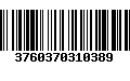 Código de Barras 3760370310389