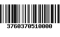 Código de Barras 3760370510000