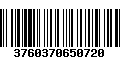 Código de Barras 3760370650720