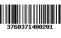 Código de Barras 3760371400201