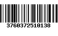 Código de Barras 3760372510138