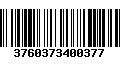 Código de Barras 3760373400377