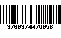 Código de Barras 3760374470058