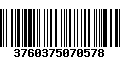 Código de Barras 3760375070578