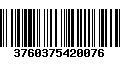 Código de Barras 3760375420076