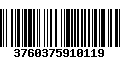 Código de Barras 3760375910119