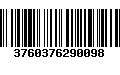 Código de Barras 3760376290098