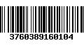 Código de Barras 3760389160104