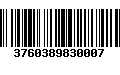 Código de Barras 3760389830007