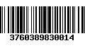 Código de Barras 3760389830014