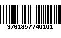 Código de Barras 3761857740101