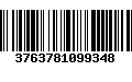 Código de Barras 3763781099348