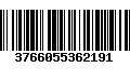 Código de Barras 3766055362191