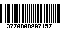 Código de Barras 3770000297157