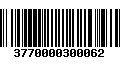 Código de Barras 3770000300062