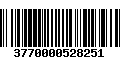 Código de Barras 3770000528251