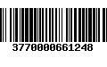 Código de Barras 3770000661248