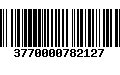 Código de Barras 3770000782127