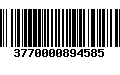 Código de Barras 3770000894585