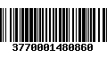 Código de Barras 3770001480860