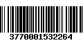 Código de Barras 3770001532264