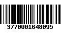 Código de Barras 3770001648095