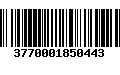 Código de Barras 3770001850443