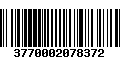 Código de Barras 3770002078372