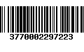 Código de Barras 3770002297223