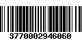 Código de Barras 3770002946060