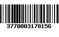 Código de Barras 3770003178156