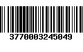 Código de Barras 3770003245049