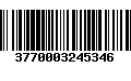 Código de Barras 3770003245346