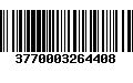 Código de Barras 3770003264408