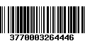 Código de Barras 3770003264446